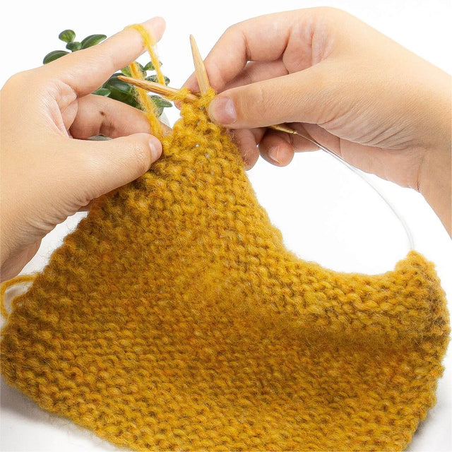 Alpawool® Baby 50 Light HF114 - 6er Set Alpakawolle Senfgelb Melange