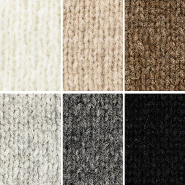 Alpawool® Baby 50 Light MIX - 6er Set Alpakawolle Natur Mix-Set