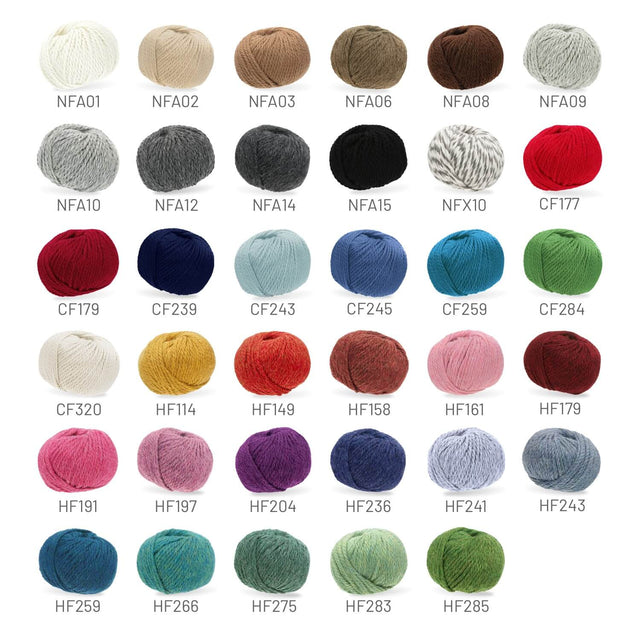 Alpawool® Baby 50 Bulky HF204 - 6x50g Alpaca Wool Purple Melange