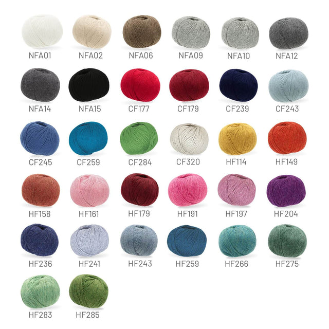 Alpawool® Baby 200 Fingering NFA01 - 3x100g Alpakawolle Natur Zopf