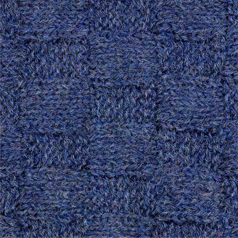 Chaussettes bébé lavables alpacare® HF236 - 2x112g laine d'alpaga bleu foncé chiné