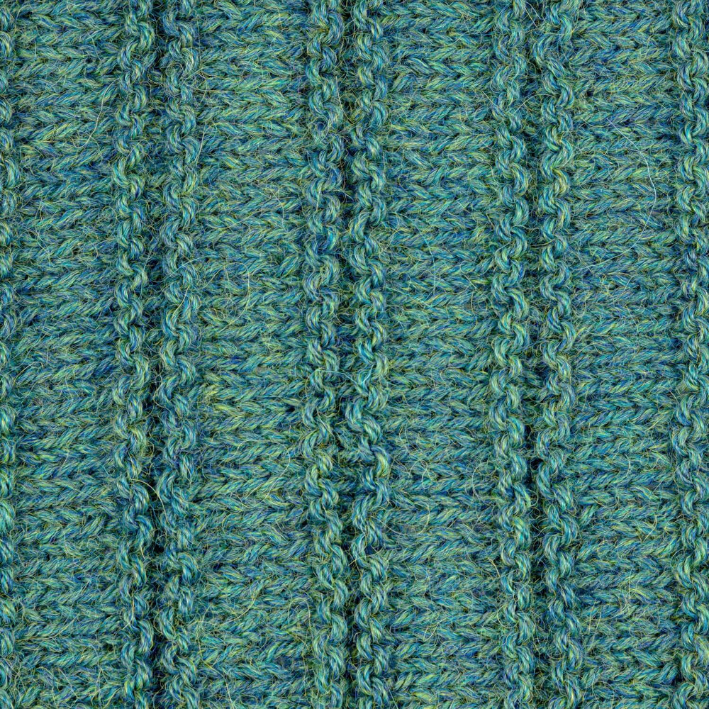 Alpawool® Baby 150 Sport HF266 - 500g laine d'alpaga Kone mélange bleu-vert