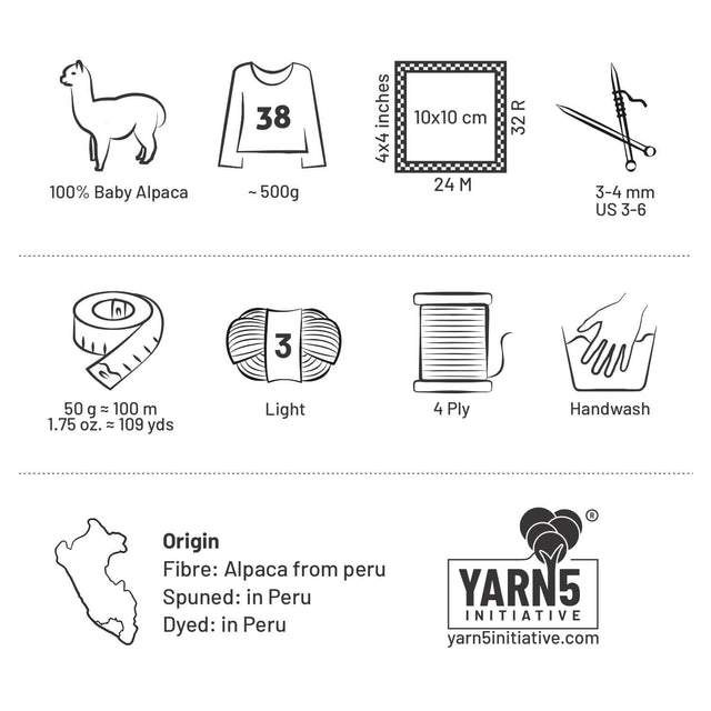 Alpawool® Baby 100 DK CF181 - 6x50g Alpakawolle Rose Bubble