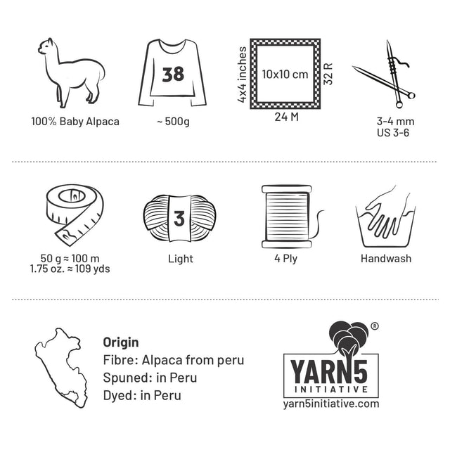 Alpawool® Baby 100 DK CF222 - 6x50g Alpakawolle Denim Sky