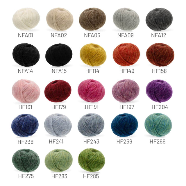 Alpawool® Baby 50 Light HF158 - 6er Set Alpakawolle Herbstlaub Melange