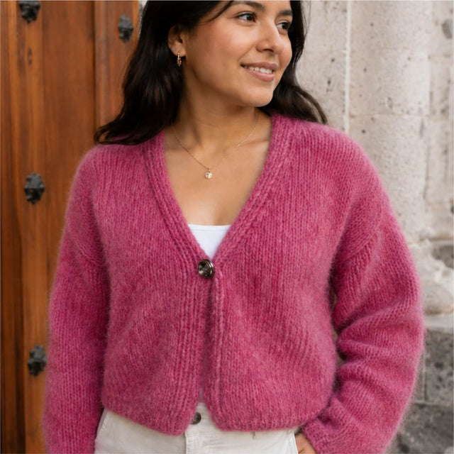 Alpawool® Baby 100 Light HF191 - 6er Set Alpakawolle Himbeersahne Melange