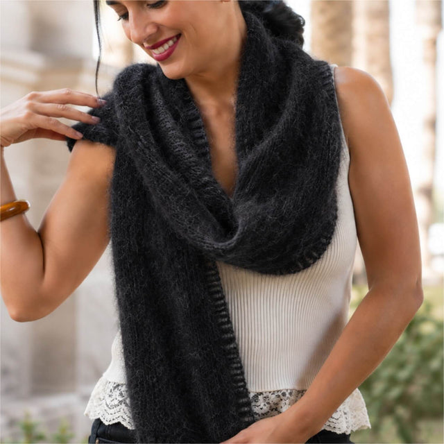 Alpawool® Baby 100 Light NFA15 - 6er Set Alpakawolle Schwarz
