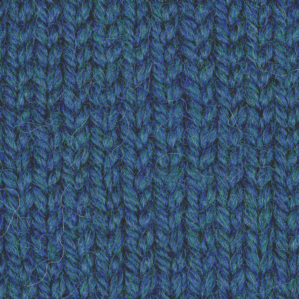 ALPAWOOL® Baby 50 Knitting Set Hat Deep Ocean Melange HF259