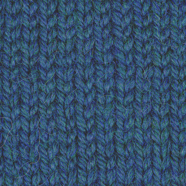 ALPAWOOL® Baby 50 Knitting Set Hat Deep Ocean Melange HF259