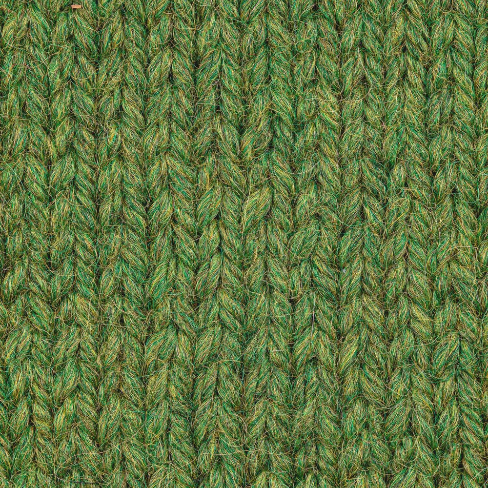ALPAWOOL® Baby 50 Knitting Set Hat Medium Green Melange HF285
