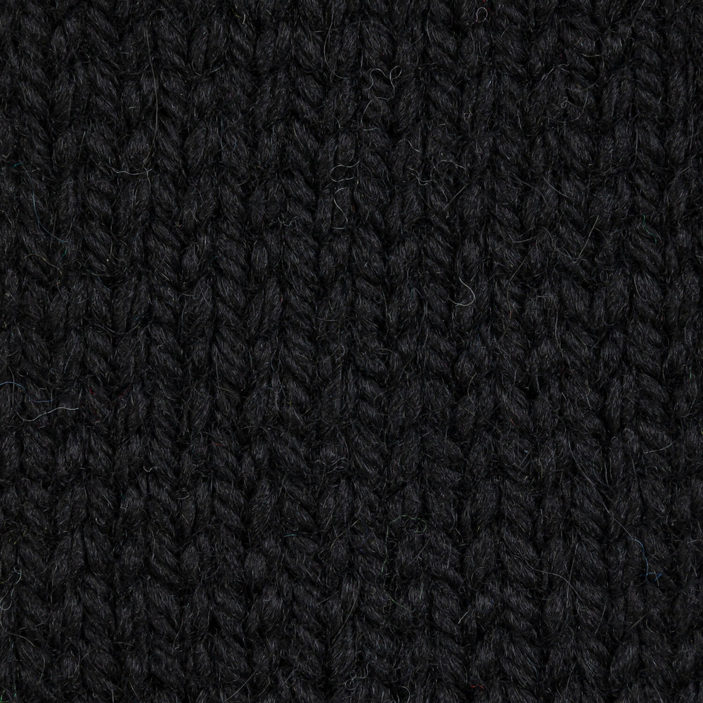 ALPAWOOL® Baby 50 Knitting Set Hat Black NFA15
