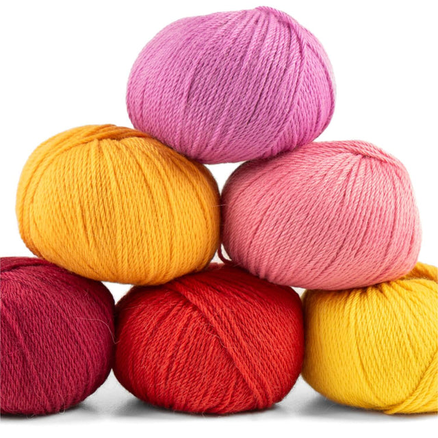 Alpawool® Baby 100 DK CF166 - 6x50g Alpakawolle Punch Red