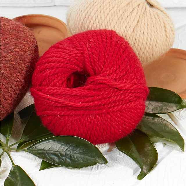 Alpawool® Baby 50 Bulky CF177 - 6x50g Alpaca Wool Red