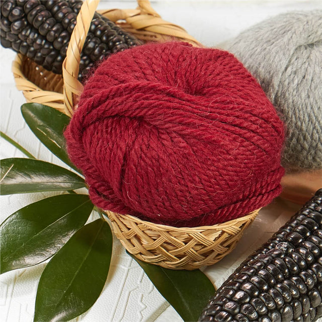 Alpawool® Baby 50 Bulky CF179 - 6x50g Alpaca Wool Wine Red