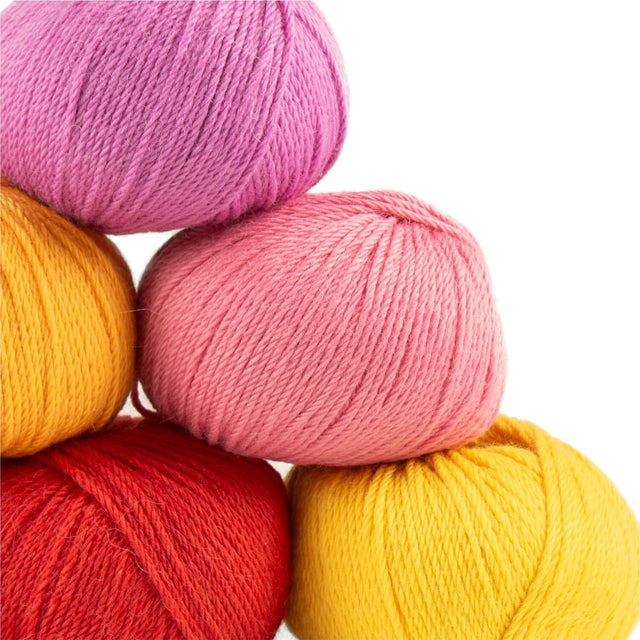 Alpawool® Baby 100 DK CF181 - 6x50g Alpakawolle Rose Bubble