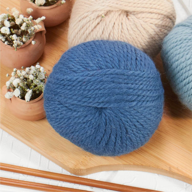 Alpawool® Baby 50 Bulky CF245 - 6x50g Alpaca Wool Denim Blue