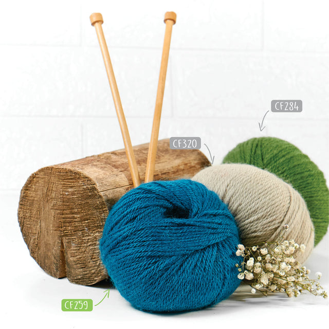 Alpawool® Baby 200 Fingering CF259 - 6x50g Alpakawolle Neues Petrol