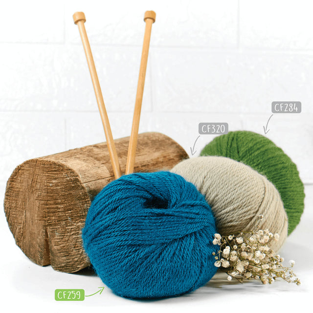 Alpawool® Baby 100 DK CF259 - 6x50g Alpaca Wool New Petrol