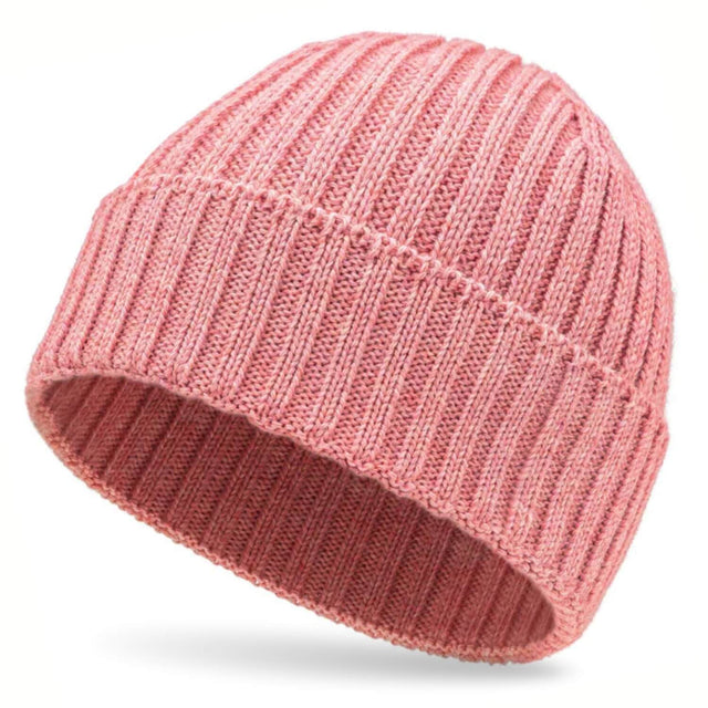 ALPAWOOL® Baby 100 Damen und Herren Mütze Perlrosa heather (HF161)