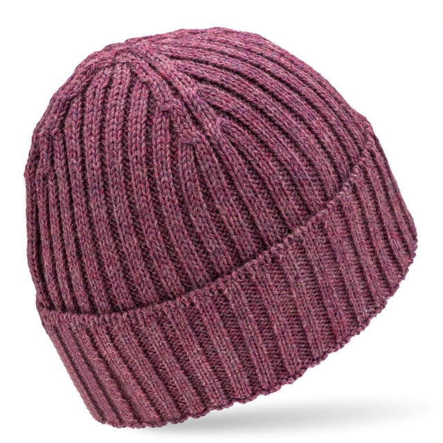 ALPAWOOL® Baby 100 Damen und Herren Mütze Beere heather (HF197)