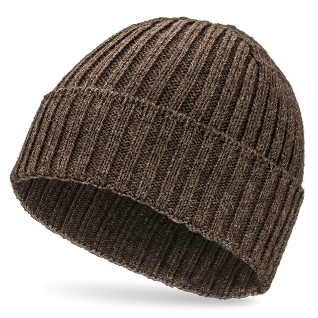 ALPAWOOL® Baby 100 Damen und Herren Mütze Braun (NFA06)