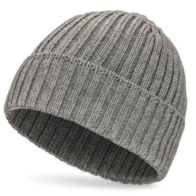 ALPAWOOL® Baby 100 Damen und Herren Mütze Hellgrau (NFA10)