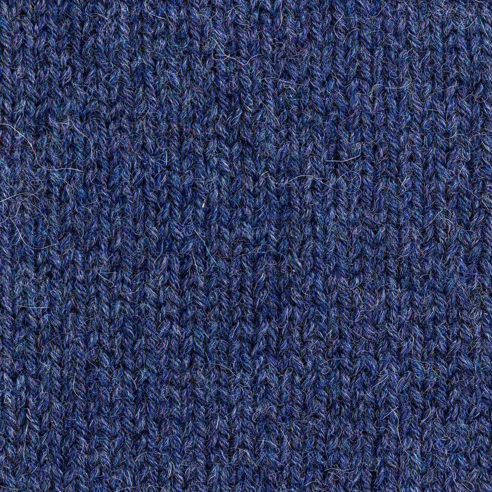ALPAWOOL® Baby 100 Knitting Set Hat Dark Blue Melange HF236