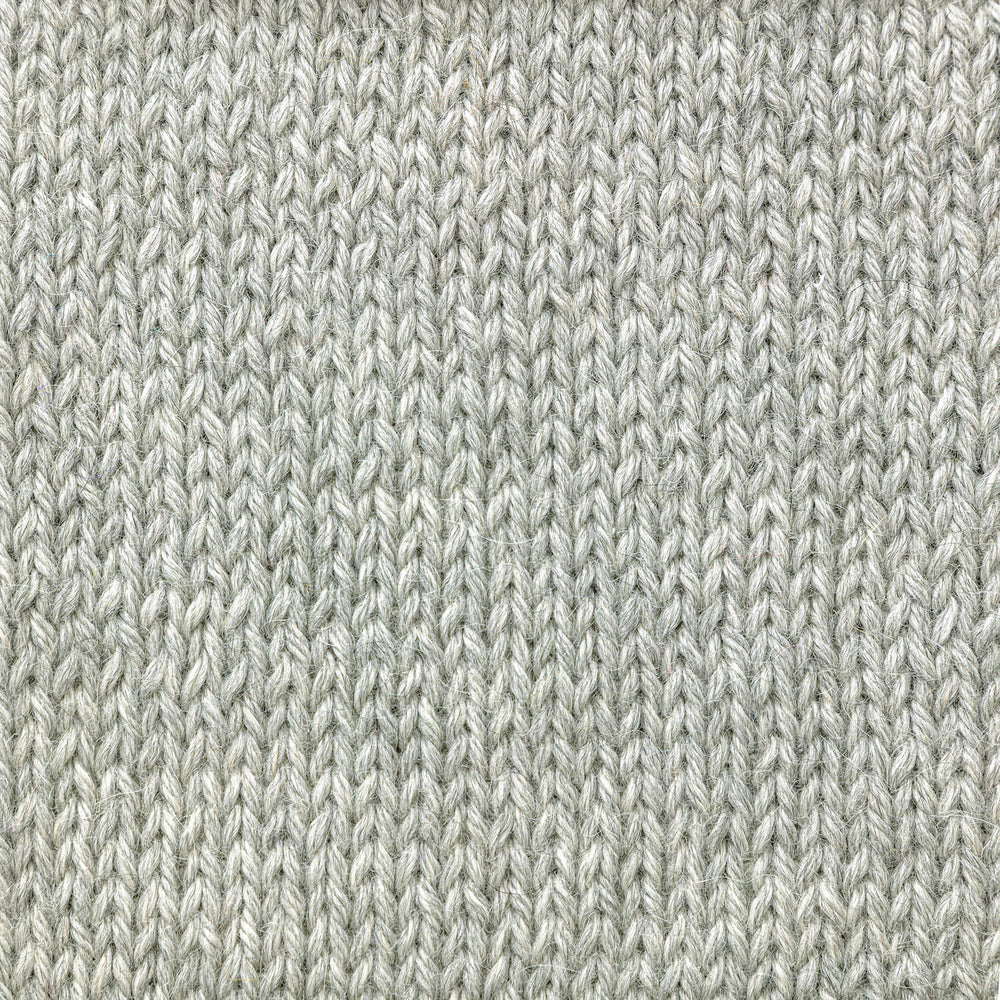 ALPAWOOL® Baby 100 Ensemble de tricot Bonnet Gris Argenté NFA09