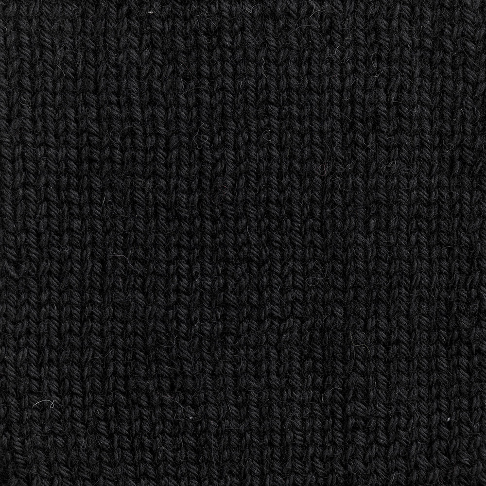 ALPAWOOL® Baby 100 Strick-Set Mütze Schwarz NFA15