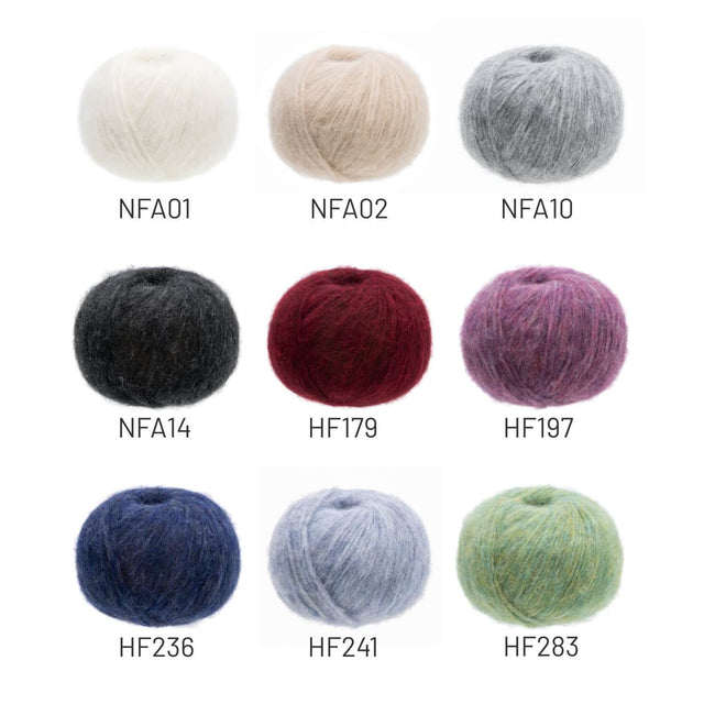 Alpawool® Baby 130 BIG & LIGHT NFA14 - 4x50g Alpaca Wool Anthracite