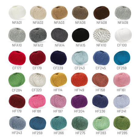 Alpawool® Baby 100 DK HF134 - 6x50g Alpakawolle Zucker Gelb Melange