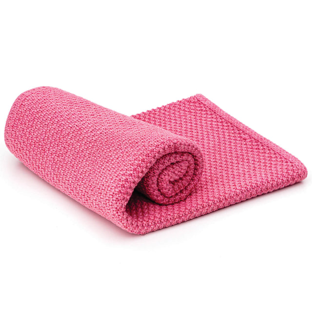 alpacare® couverture pour bébé 100% laine de bébé alpaga mélange crème framboise (HF191)