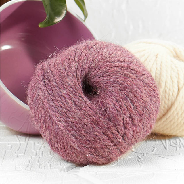 Alpawool® Baby 50 Bulky HF197 - 6x50g Alpaca Wool Berry Melange