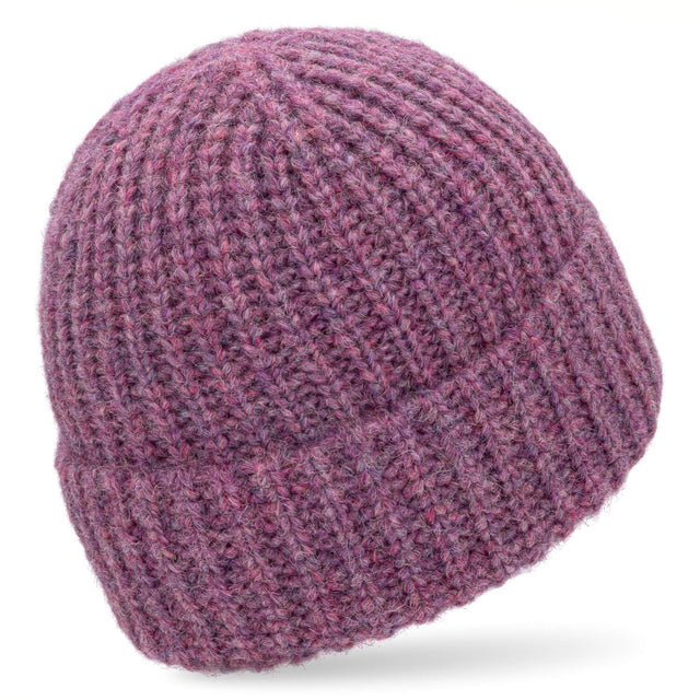 ALPAWOOL® Baby Big & Light Damen und Herren Mütze Beere Melange (HF197)