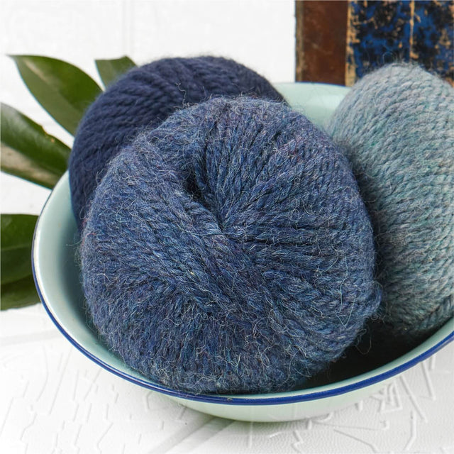 Alpawool® Baby 50 Bulky HF236 - 6x50g Alpaca Wool Dark Blue Melange