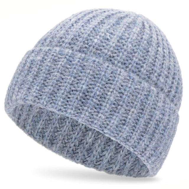 ALPAWOOL® Baby Big & Light Damen und Herren Mütze Gletscher Melange (HF241)