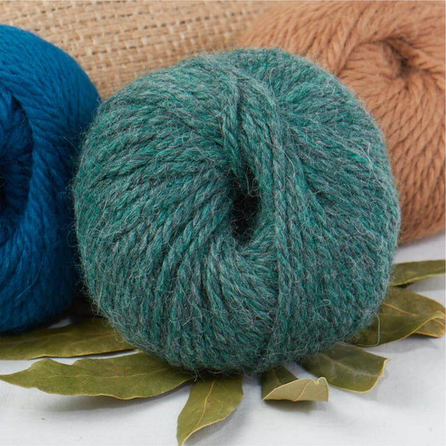 Alpawool® Baby 50 Bulky HF275 - 6x50g Alpaca Wool Emerald Melange