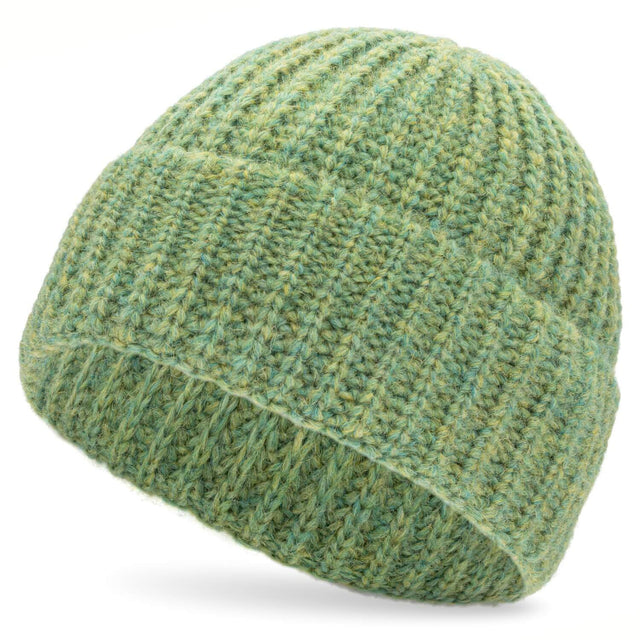 ALPAWOOL® Baby Big & Light Damen und Herren Mütze Lindenblüte Melange (HF283)