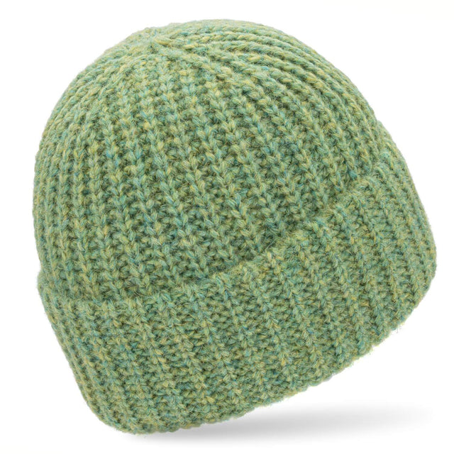 ALPAWOOL® Baby Big & Light Damen und Herren Mütze Lindenblüte Melange (HF283)