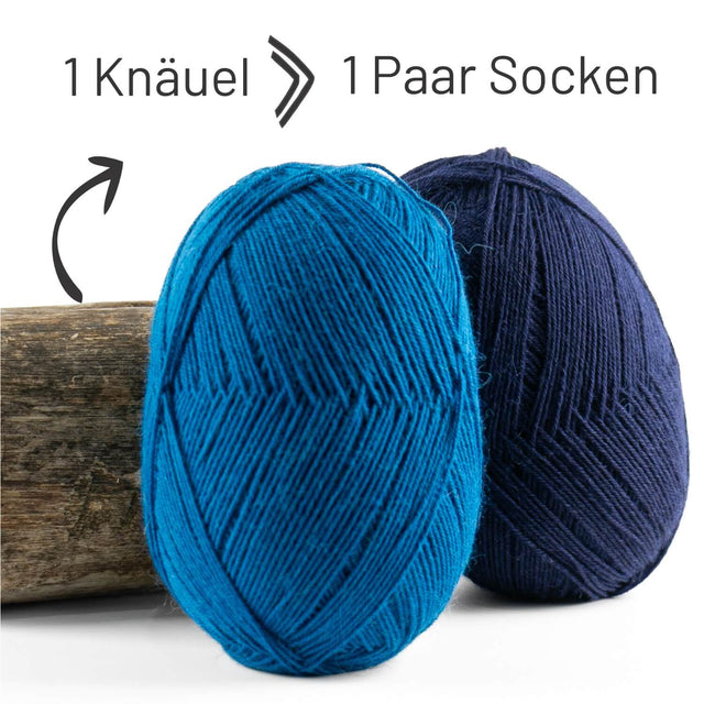alpacare® Baby Socks waschbar CF259 - 2x112g Alpakawolle Petrol