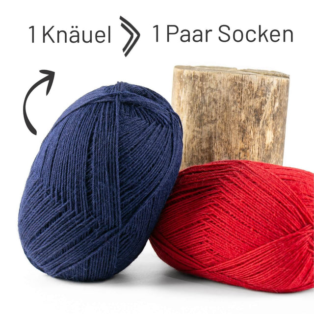 alpacare® Baby Socks waschbar CF239 - 2x112g Alpakawolle Dunkelblau