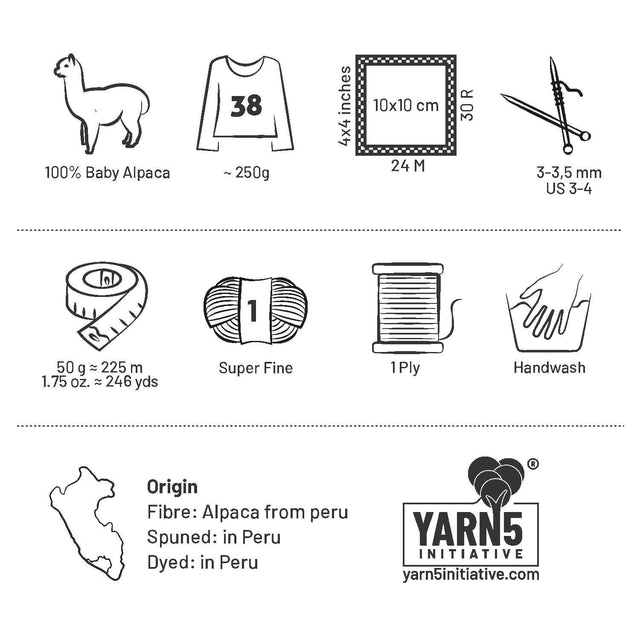 Alpawool® Baby Brushed HF204 - 4x50g Alpakawolle Lila Melange