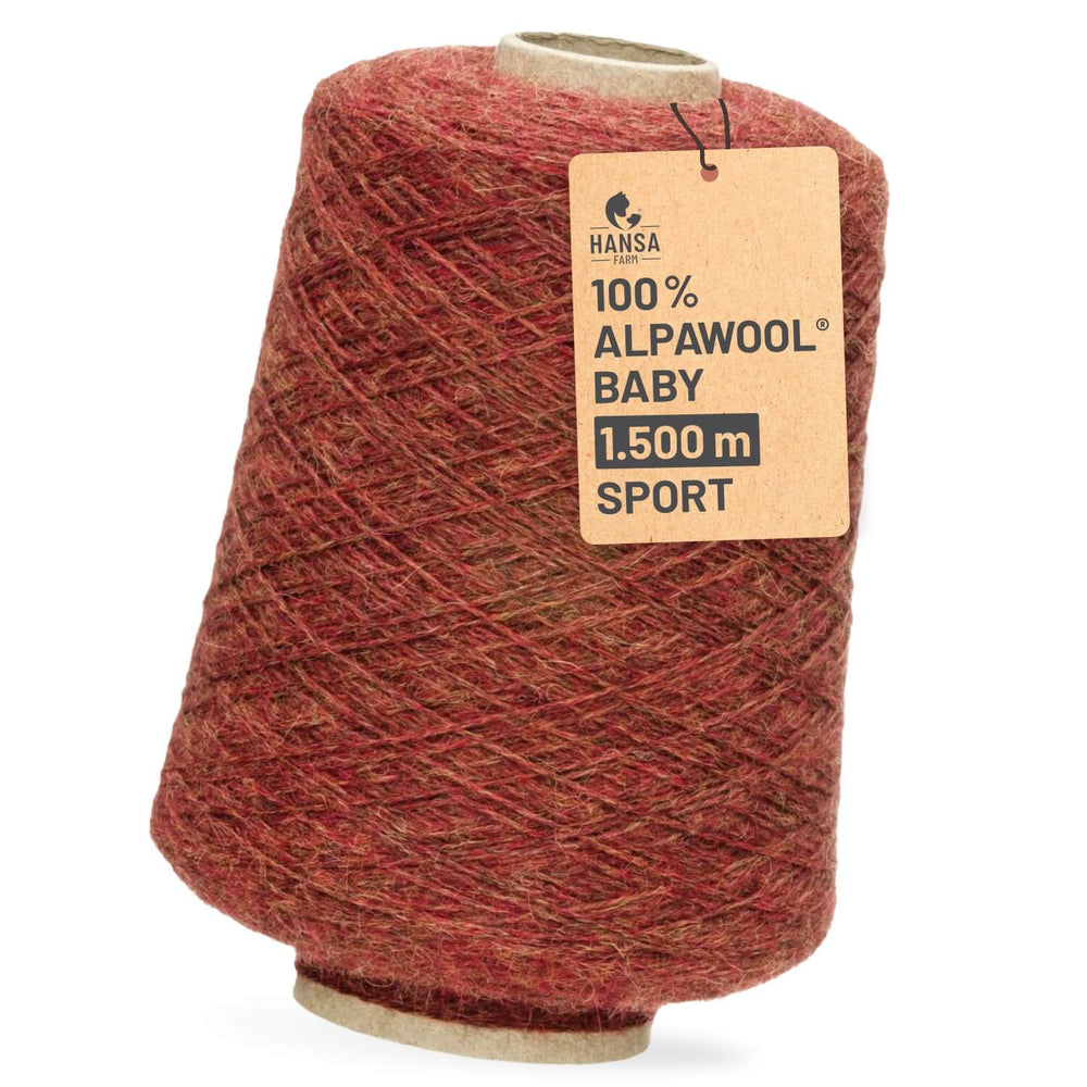 Alpawool® Baby 150 Sport HF158 - 500g laine d'alpaga Kone feuilles d'automne mélangées
