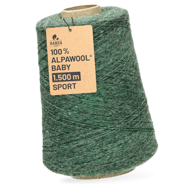 Alpawool® Baby 150 Sport HF275 - 500g Alpakawolle Kone Smaragd Melange