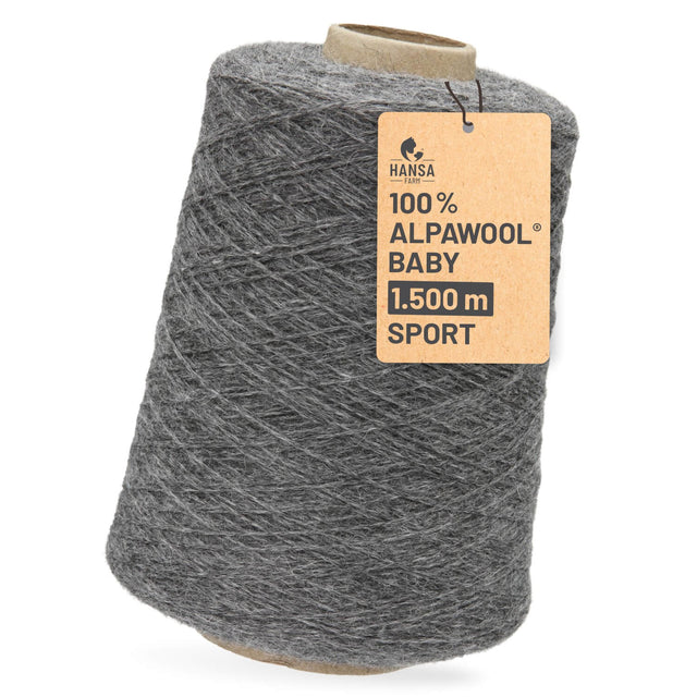Alpawool® Baby 150 Sport NFA12 - 500g Alpakawolle Kone Dunkelgrau