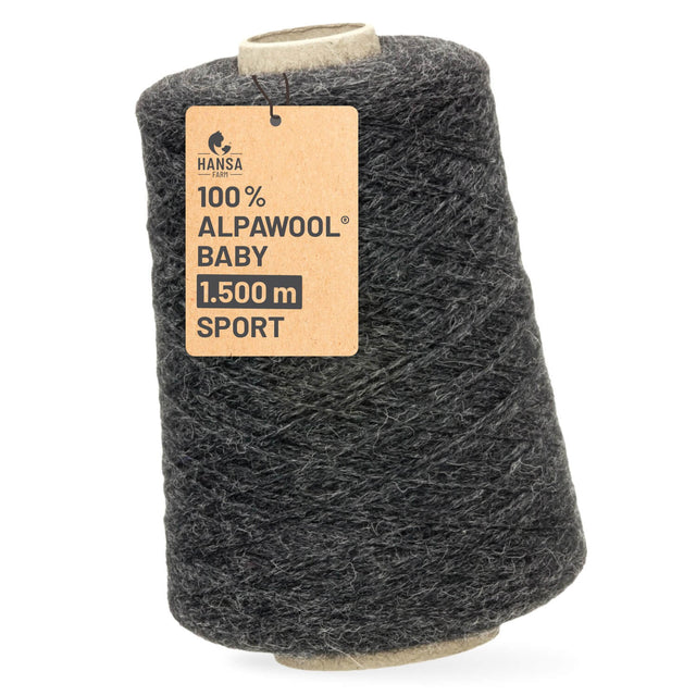 Alpawool® Baby 150 Sport NFA14 - 500g Alpakawolle Kone Anthrazit