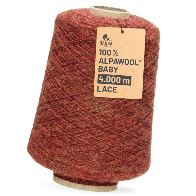 Alpawool® Baby 400 Lace HF158 - 500g Alpakawolle Kone Herbstlaub Melange