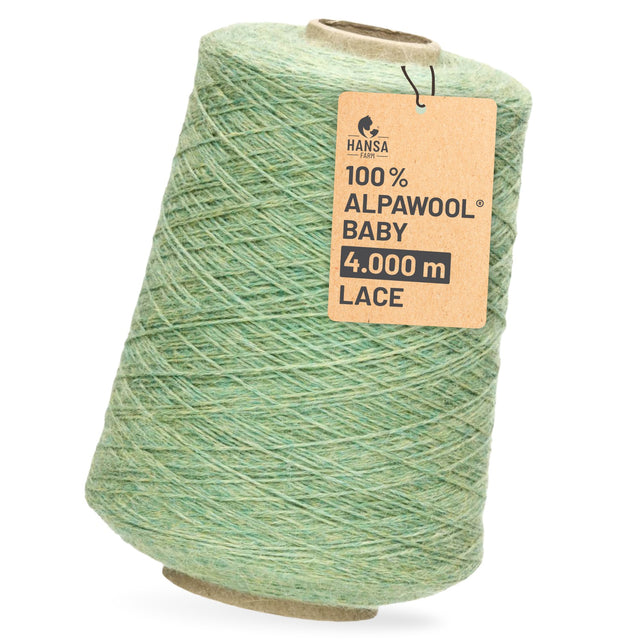 Alpawool® Baby 400 Lace HF283 - 500g Alpakawolle Kone Lindenblüte Melange