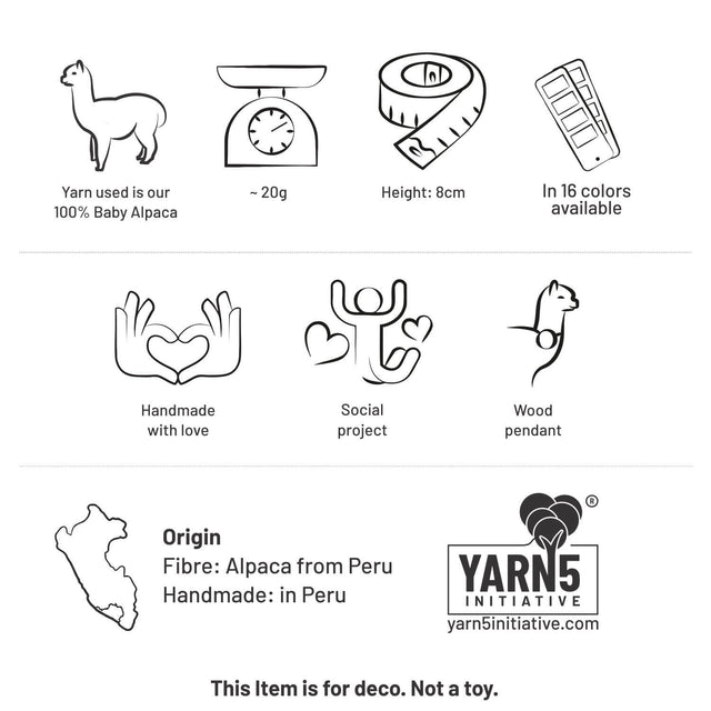 Mini Alpaka Stofftier NFA02