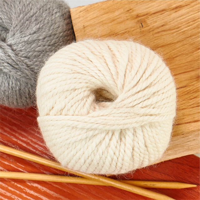 Alpawool® Baby 50 Bulky NFA01 - 6x50g Alpaca Wool Natural